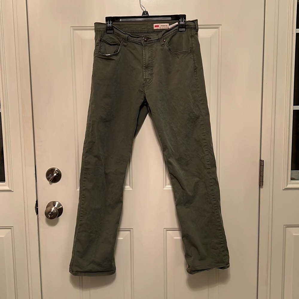 Wrangler Jeans, Green, Straight Fit, 32x30